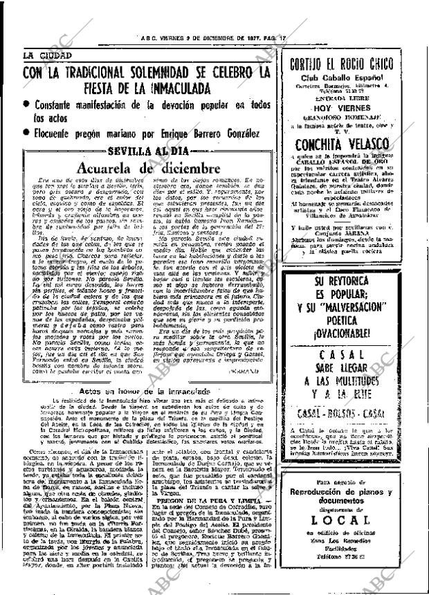 ABC SEVILLA 09-12-1977 página 25