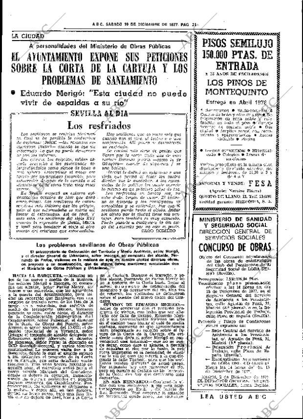 ABC SEVILLA 10-12-1977 página 29