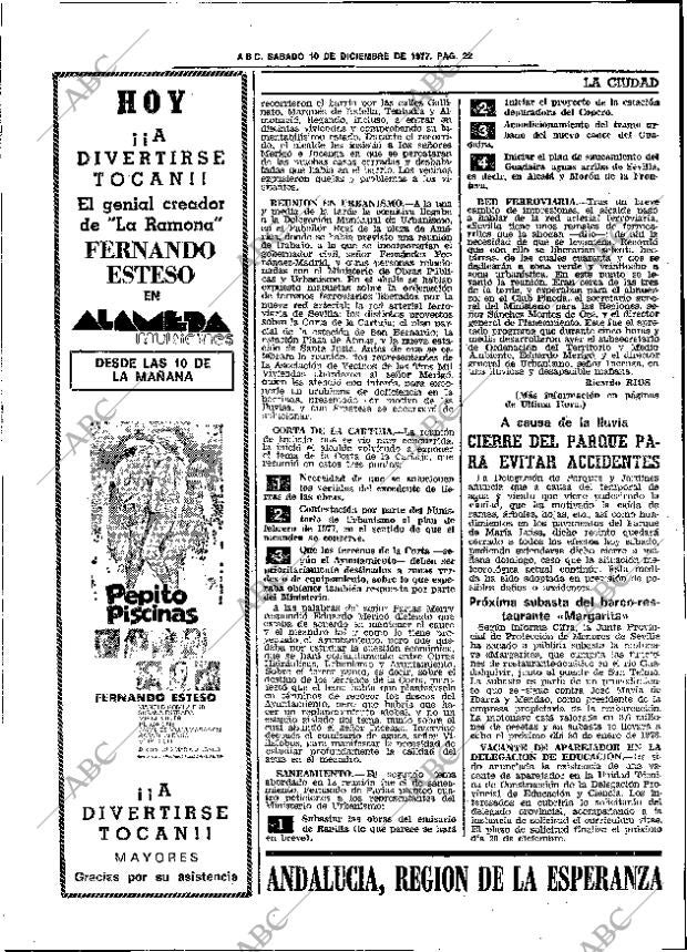 ABC SEVILLA 10-12-1977 página 30