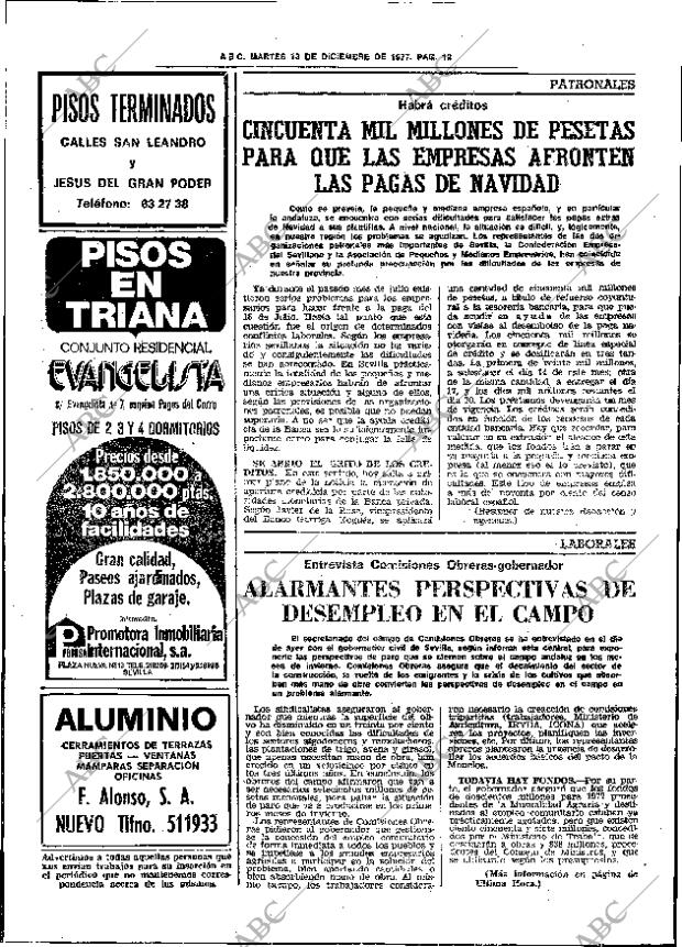 ABC SEVILLA 13-12-1977 página 28