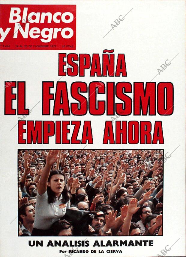 BLANCO Y NEGRO MADRID 14-12-1977 página 1