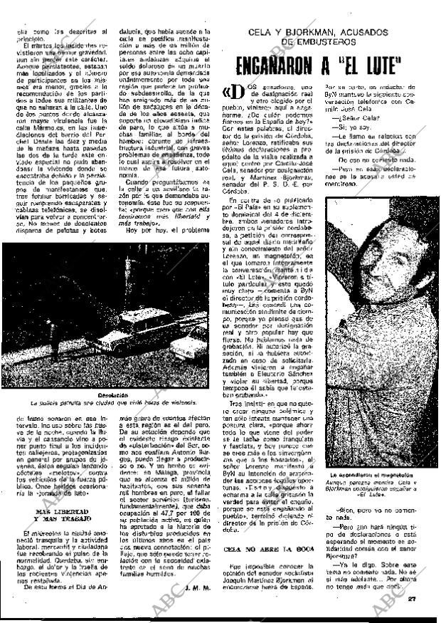 BLANCO Y NEGRO MADRID 14-12-1977 página 27
