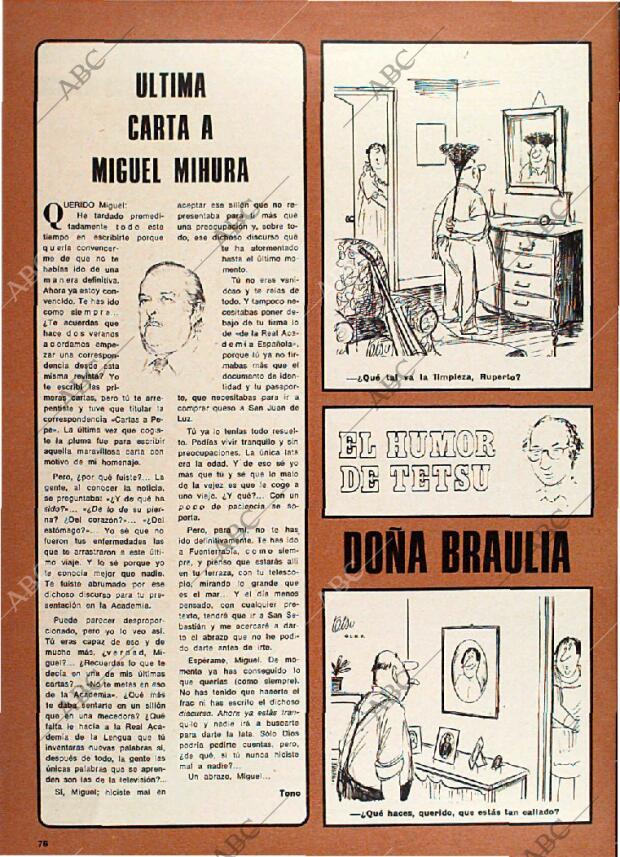 BLANCO Y NEGRO MADRID 14-12-1977 página 76