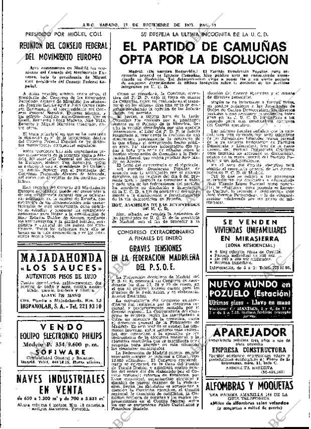 ABC MADRID 17-12-1977 página 23