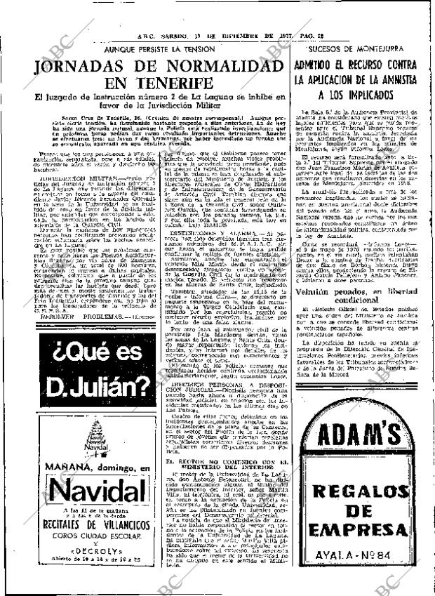 ABC MADRID 17-12-1977 página 24