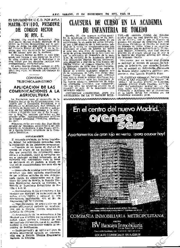 ABC MADRID 17-12-1977 página 27