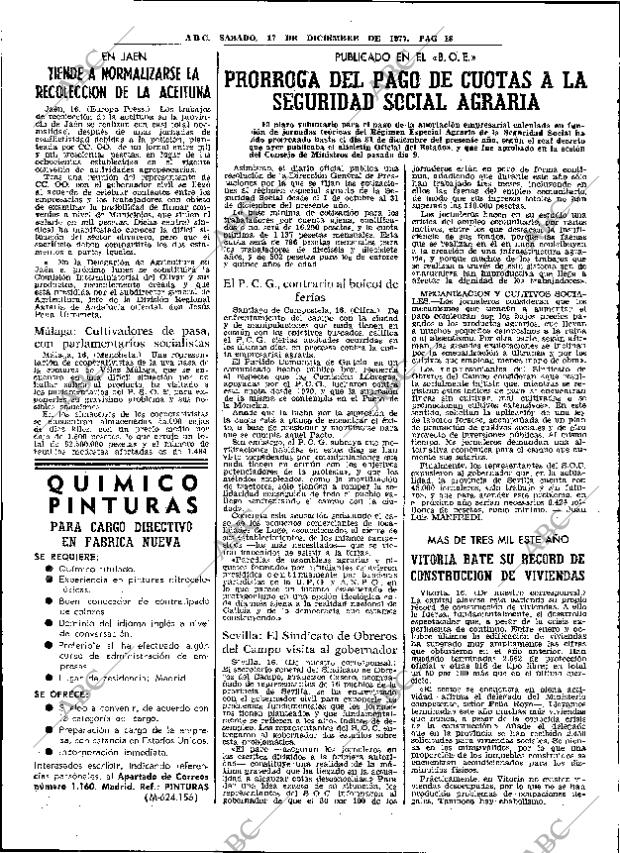 ABC MADRID 17-12-1977 página 30