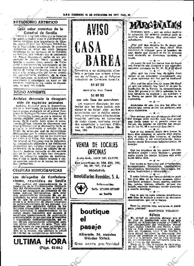 ABC SEVILLA 18-12-1977 página 48