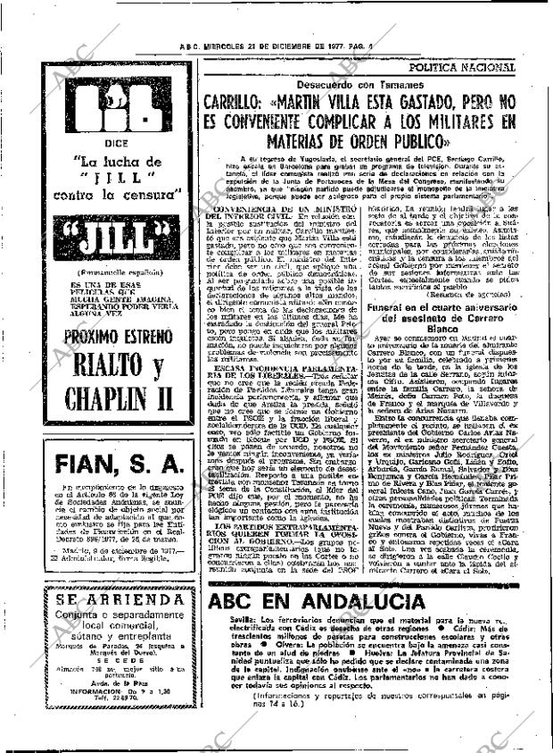 ABC SEVILLA 21-12-1977 página 12