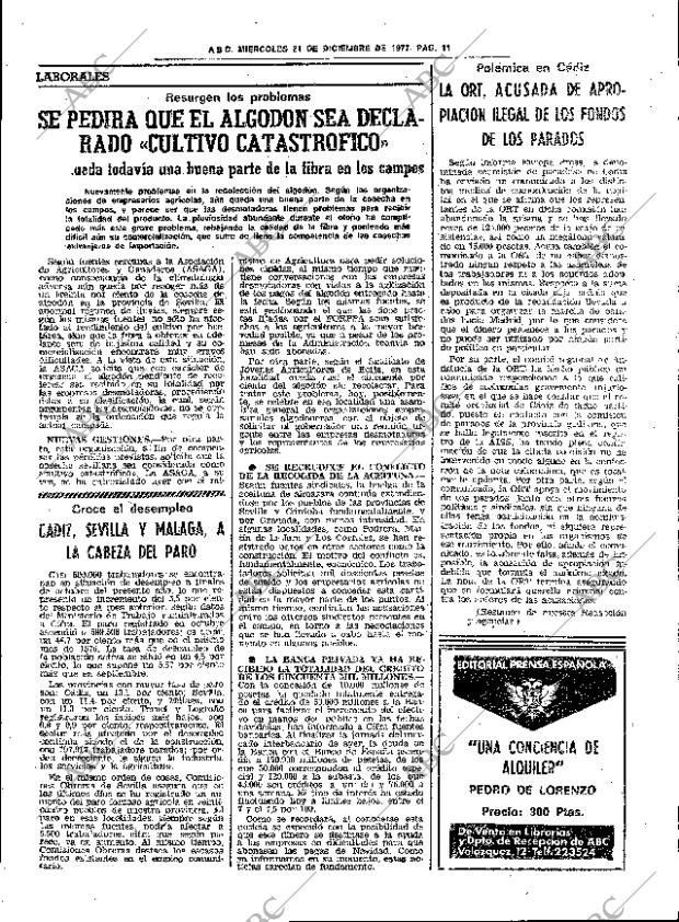 ABC SEVILLA 21-12-1977 página 19