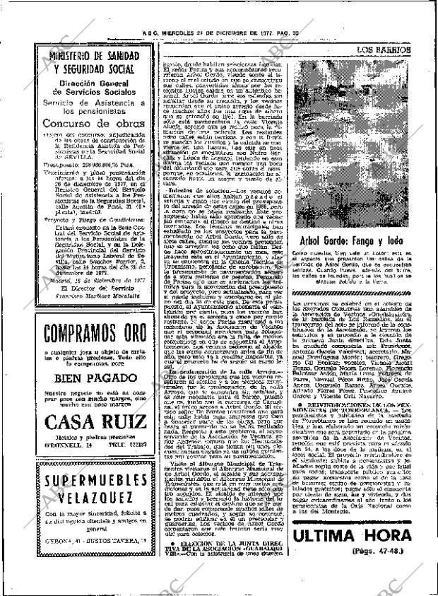 ABC SEVILLA 21-12-1977 página 28