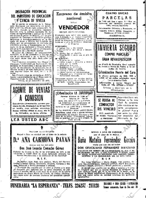 ABC SEVILLA 24-12-1977 página 77