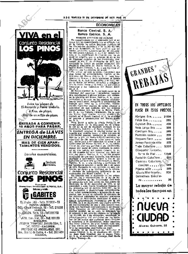 ABC SEVILLA 27-12-1977 página 36