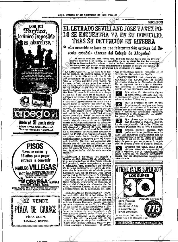 ABC SEVILLA 27-12-1977 página 48