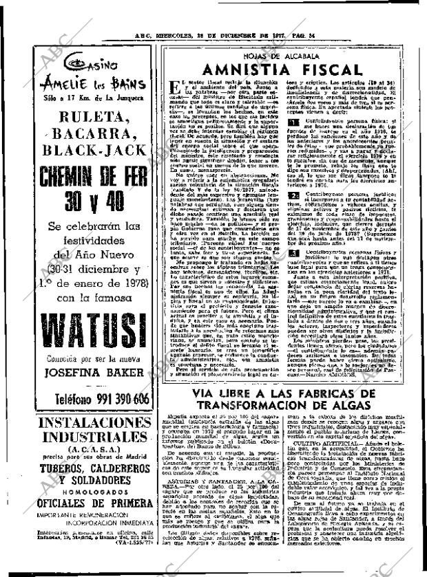 ABC MADRID 28-12-1977 página 46