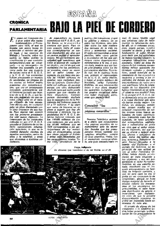 BLANCO Y NEGRO MADRID 28-12-1977 página 22