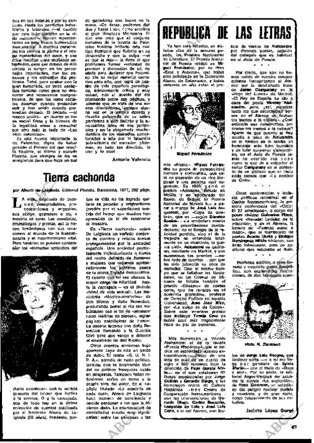 BLANCO Y NEGRO MADRID 28-12-1977 página 67