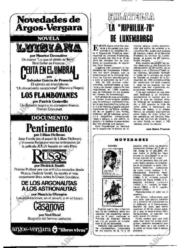 BLANCO Y NEGRO MADRID 28-12-1977 página 72