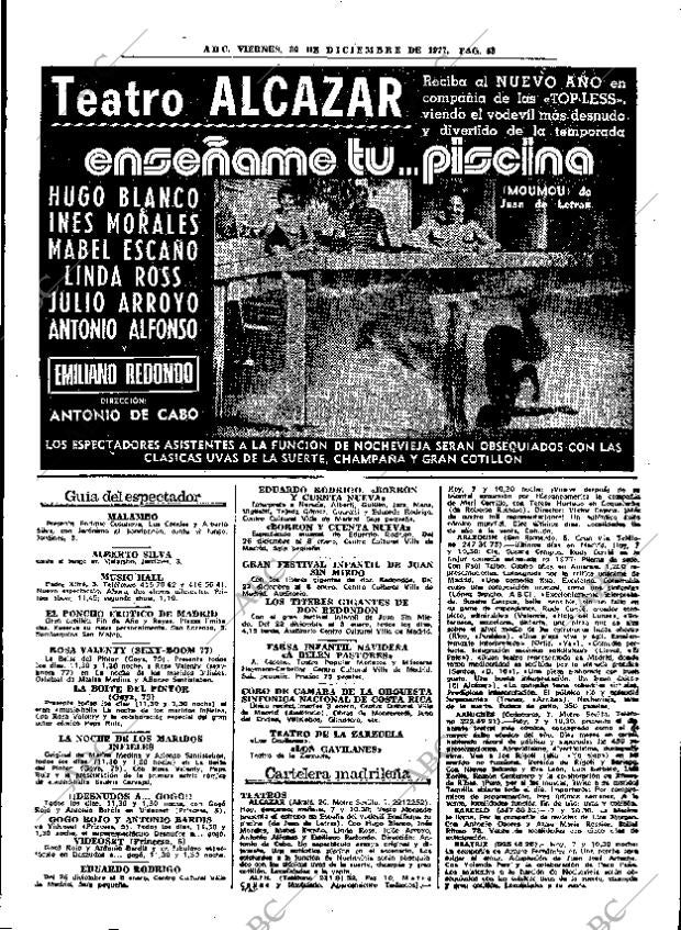ABC MADRID 30-12-1977 página 65