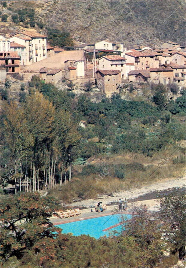 Vista desde el balneario de Arnedillo en Logroño