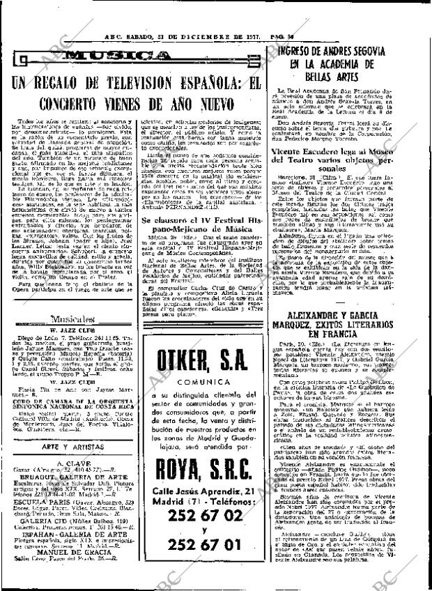 ABC MADRID 31-12-1977 página 46