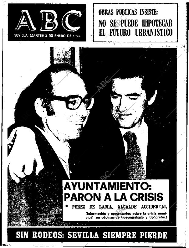 ABC SEVILLA 03-01-1978 página 1