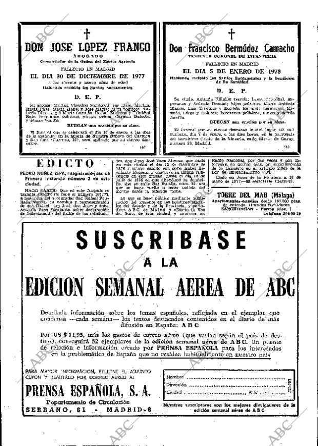 ABC MADRID 06-01-1978 página 62