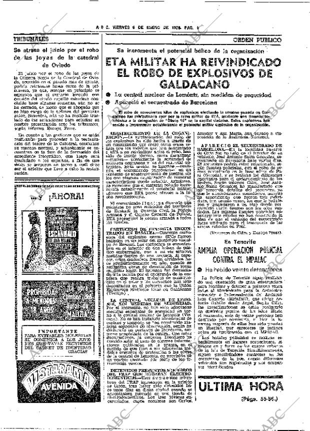 ABC SEVILLA 06-01-1978 página 16