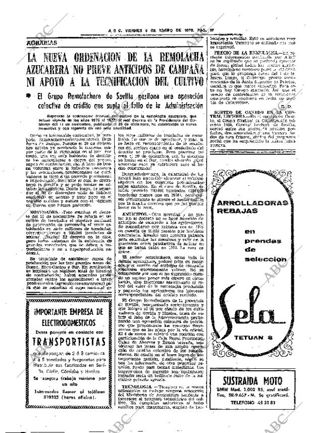 ABC SEVILLA 06-01-1978 página 25
