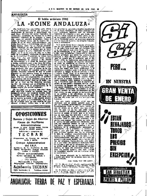 ABC SEVILLA 10-01-1978 página 25