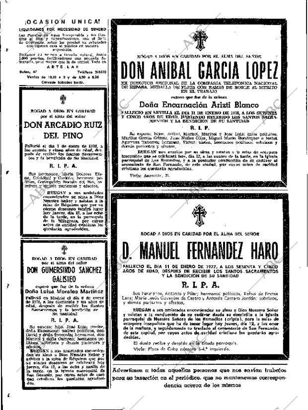 ABC SEVILLA 12-01-1978 página 50