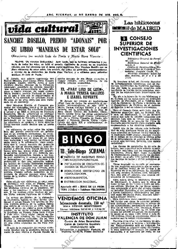 ABC MADRID 13-01-1978 página 40