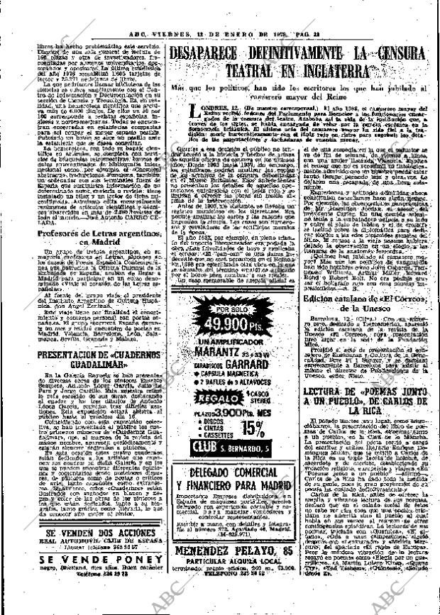 ABC MADRID 13-01-1978 página 41