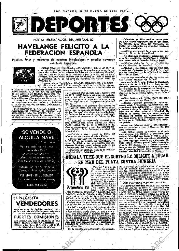 ABC MADRID 14-01-1978 página 53