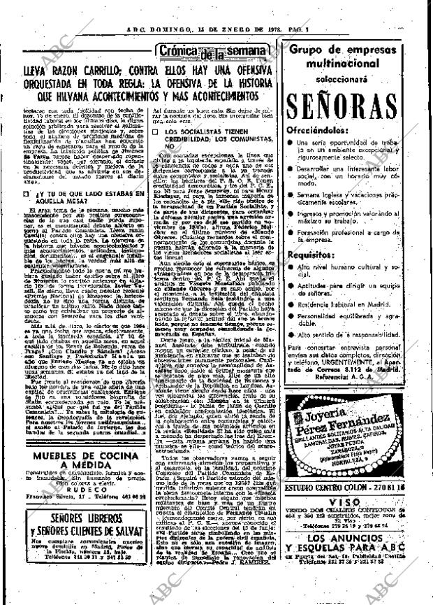 ABC MADRID 15-01-1978 página 19