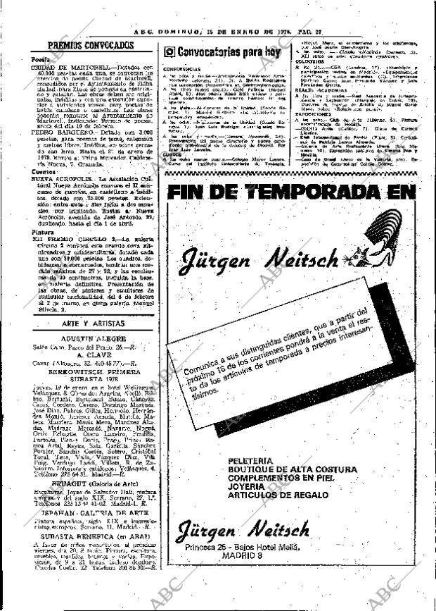 ABC MADRID 15-01-1978 página 39