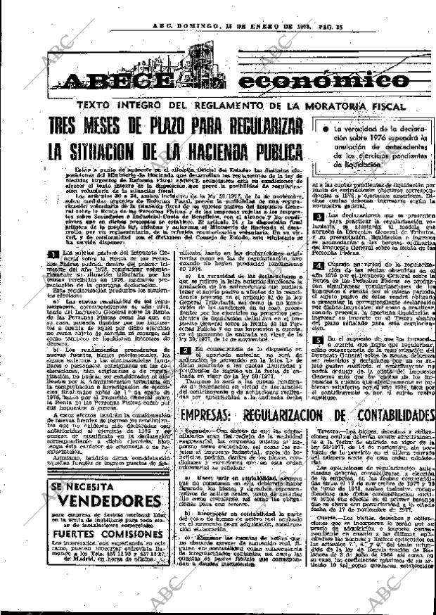 ABC MADRID 15-01-1978 página 47
