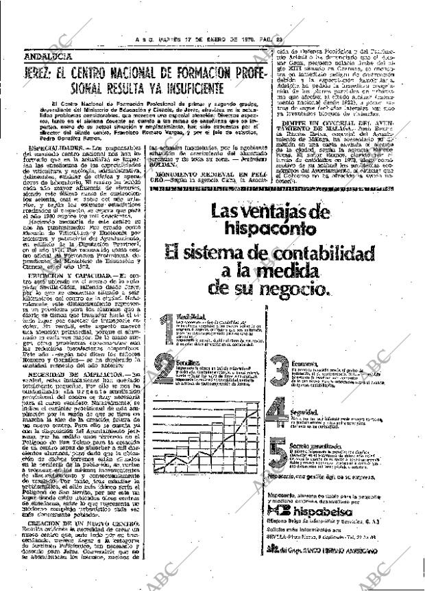 ABC SEVILLA 17-01-1978 página 33