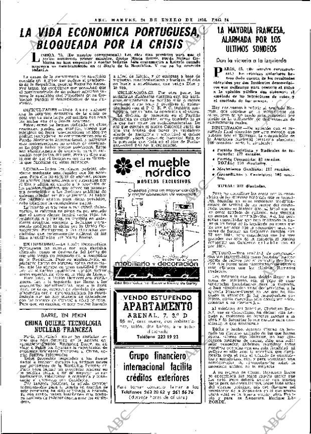 ABC MADRID 24-01-1978 página 36