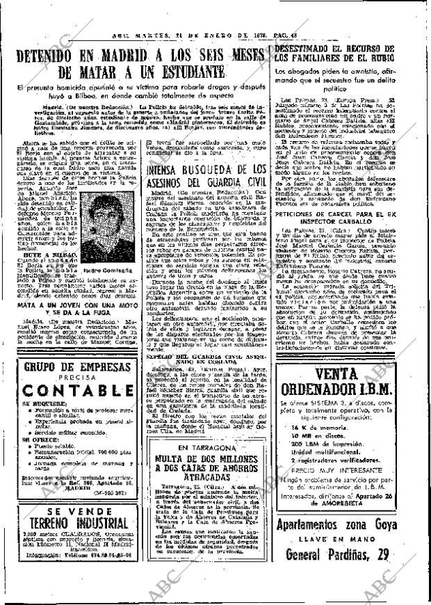 ABC MADRID 24-01-1978 página 60