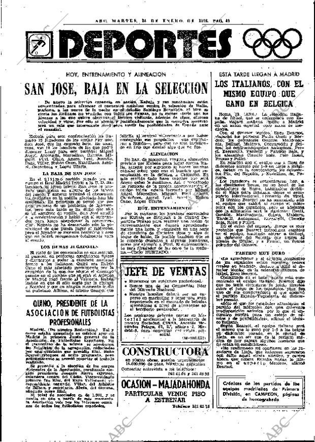 ABC MADRID 24-01-1978 página 61