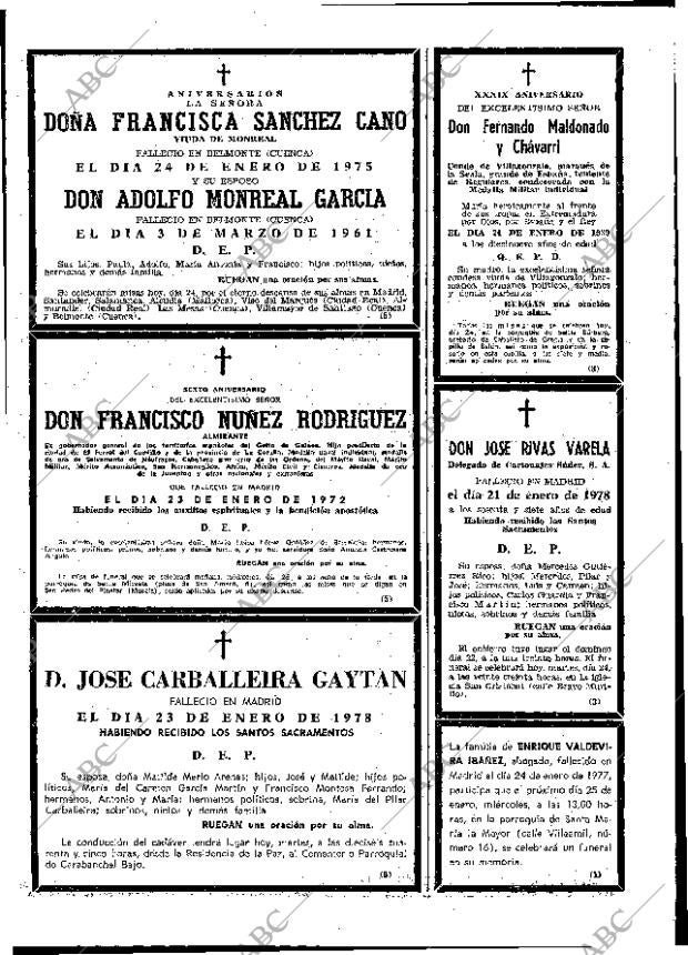 ABC MADRID 24-01-1978 página 90