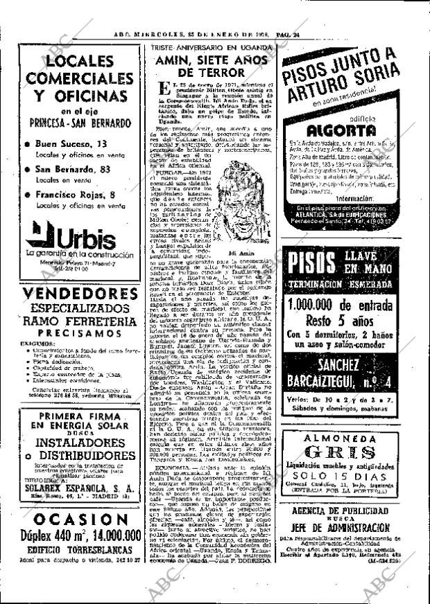 ABC MADRID 25-01-1978 página 36