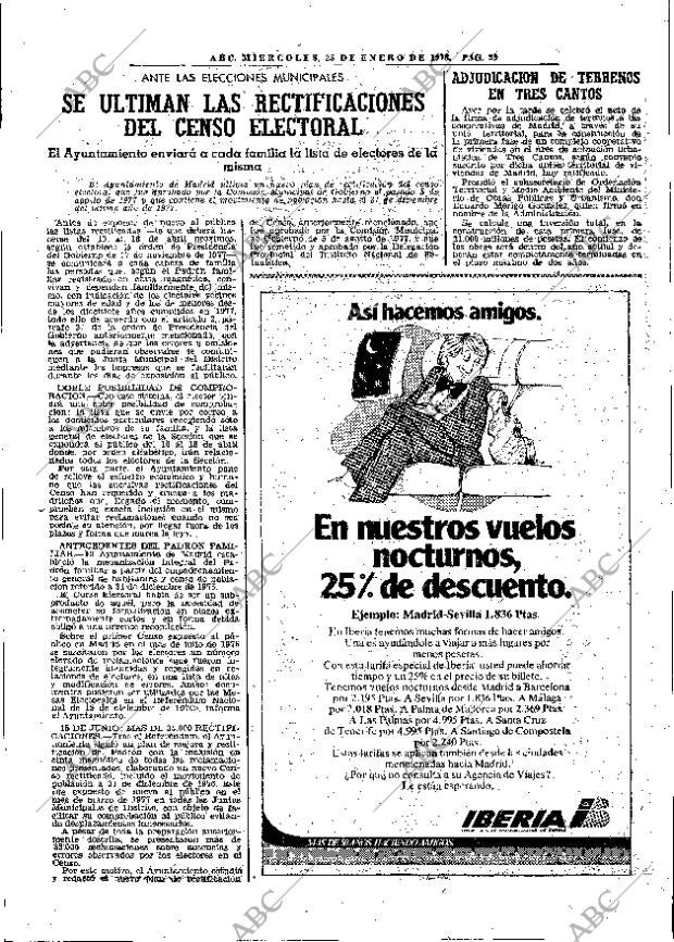 ABC MADRID 25-01-1978 página 41