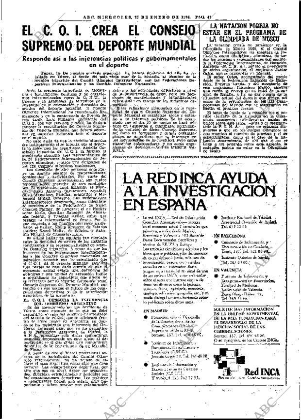 ABC MADRID 25-01-1978 página 59