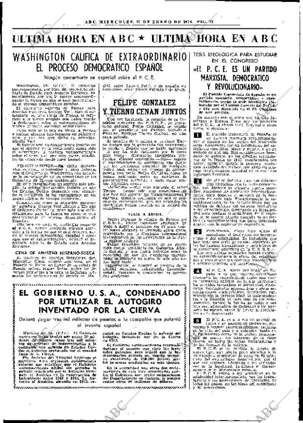 ABC MADRID 25-01-1978 página 84