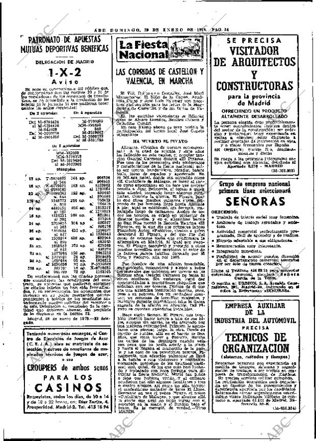 ABC MADRID 29-01-1978 página 66