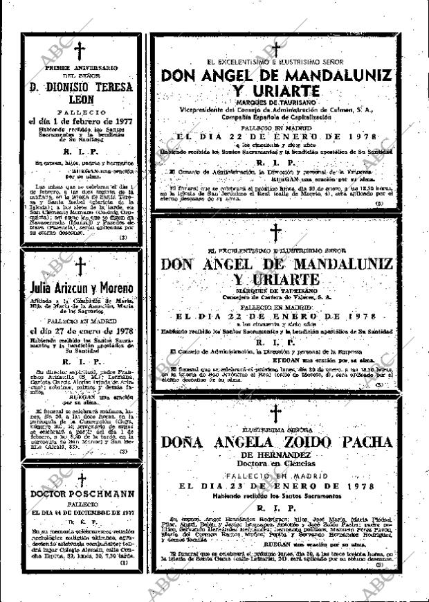ABC MADRID 29-01-1978 página 87