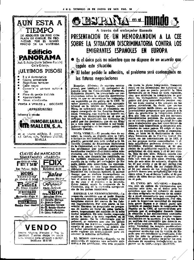 ABC SEVILLA 29-01-1978 página 18