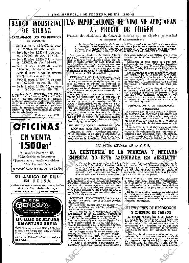 ABC MADRID 07-02-1978 página 58